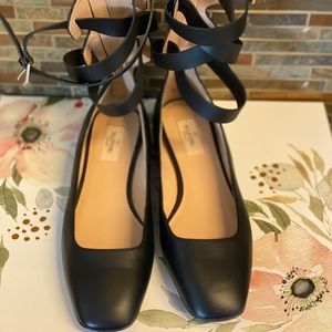 Valentino Garavani leather ballerina flats